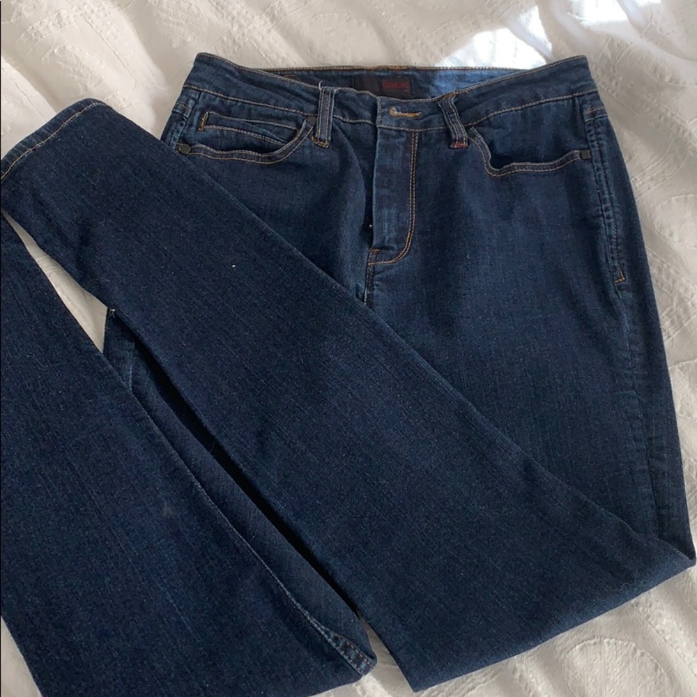 High waisted skinny jeans